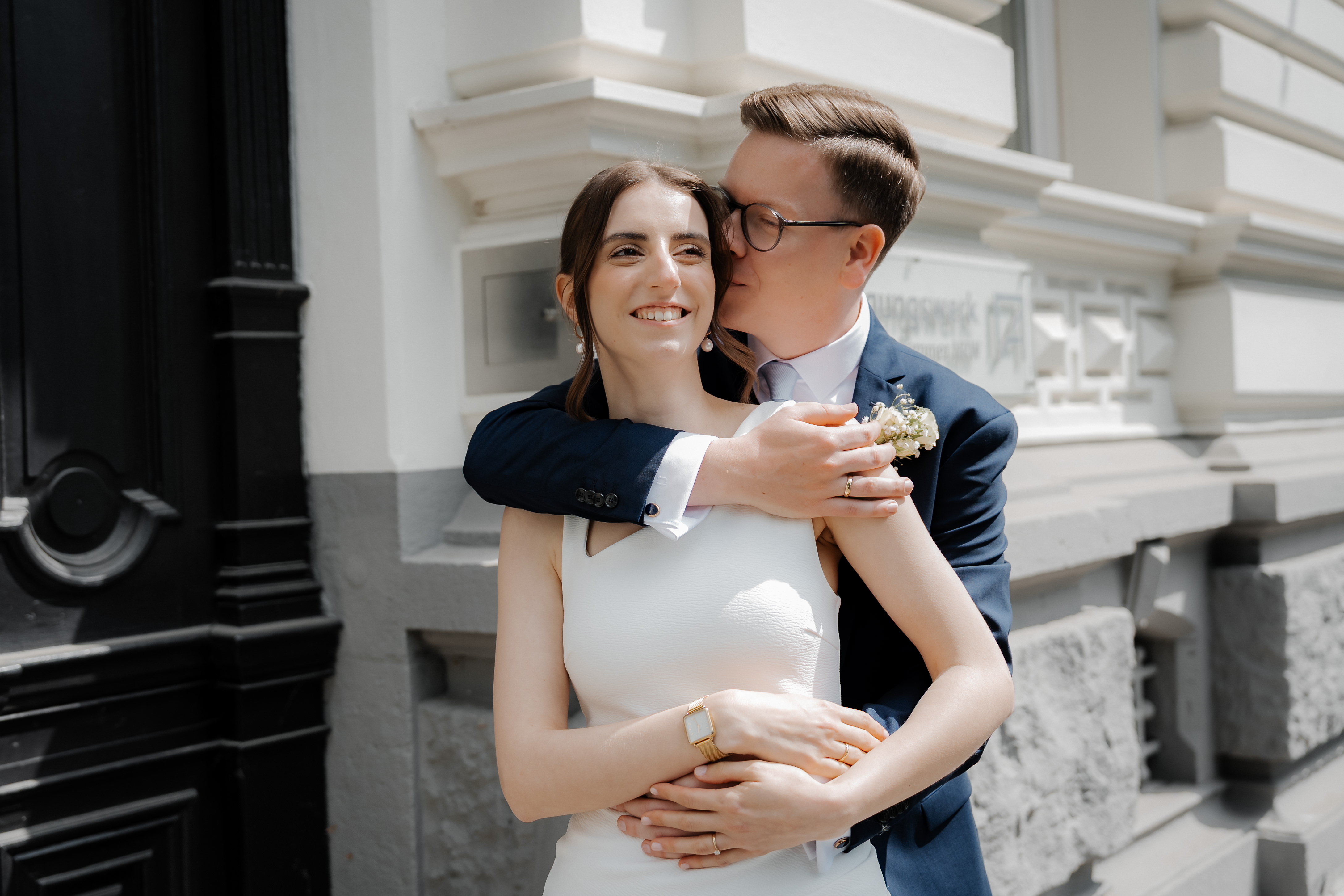wedding couple portrait